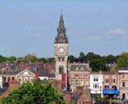 Darlington town centre skyline 