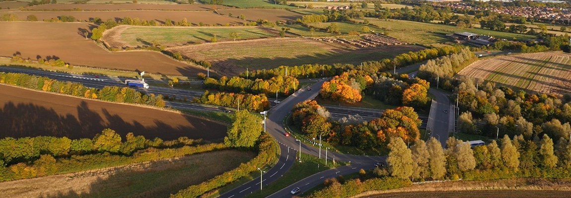 Aerial Shot of Junction 58